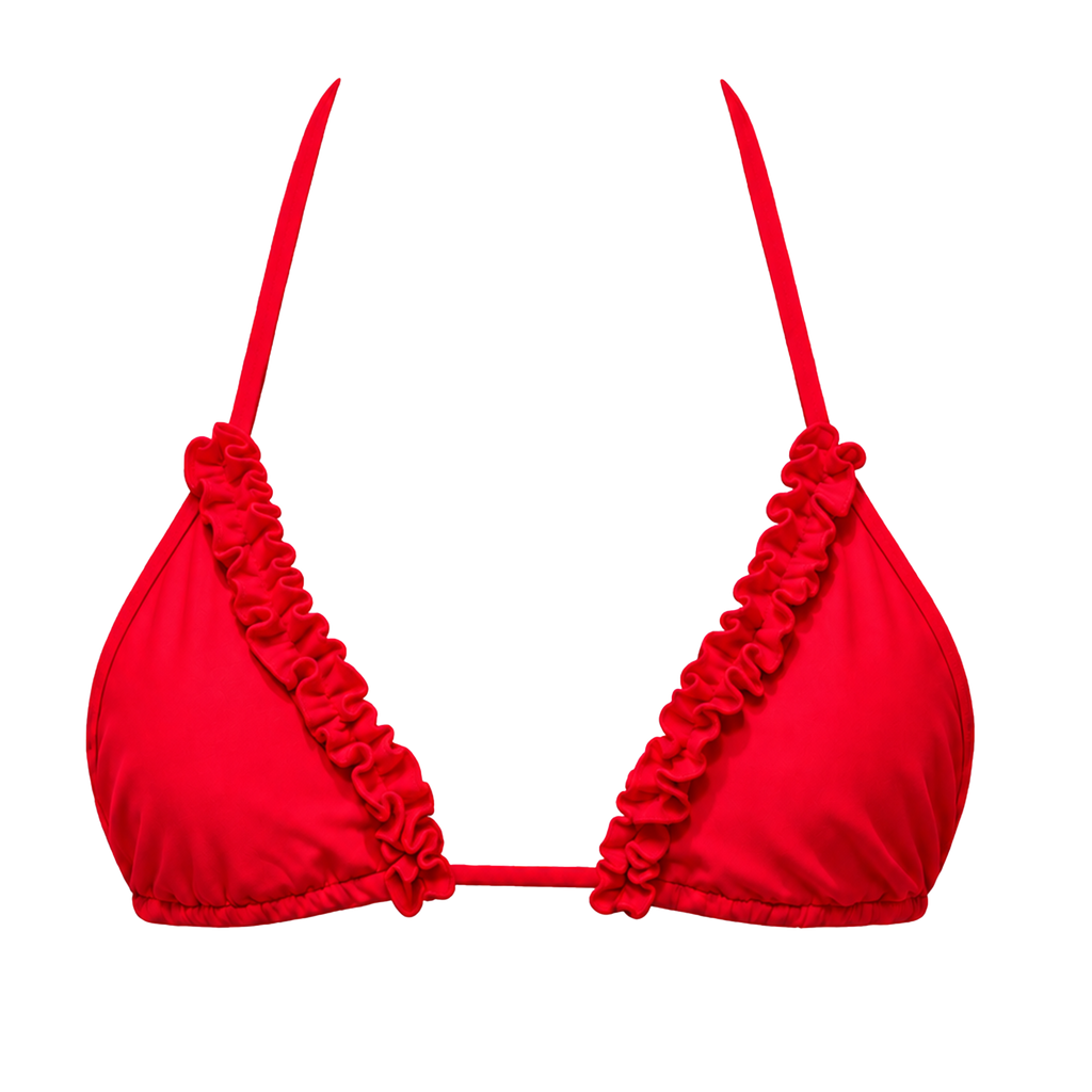 Classic Chilli Frills - Bikini Top